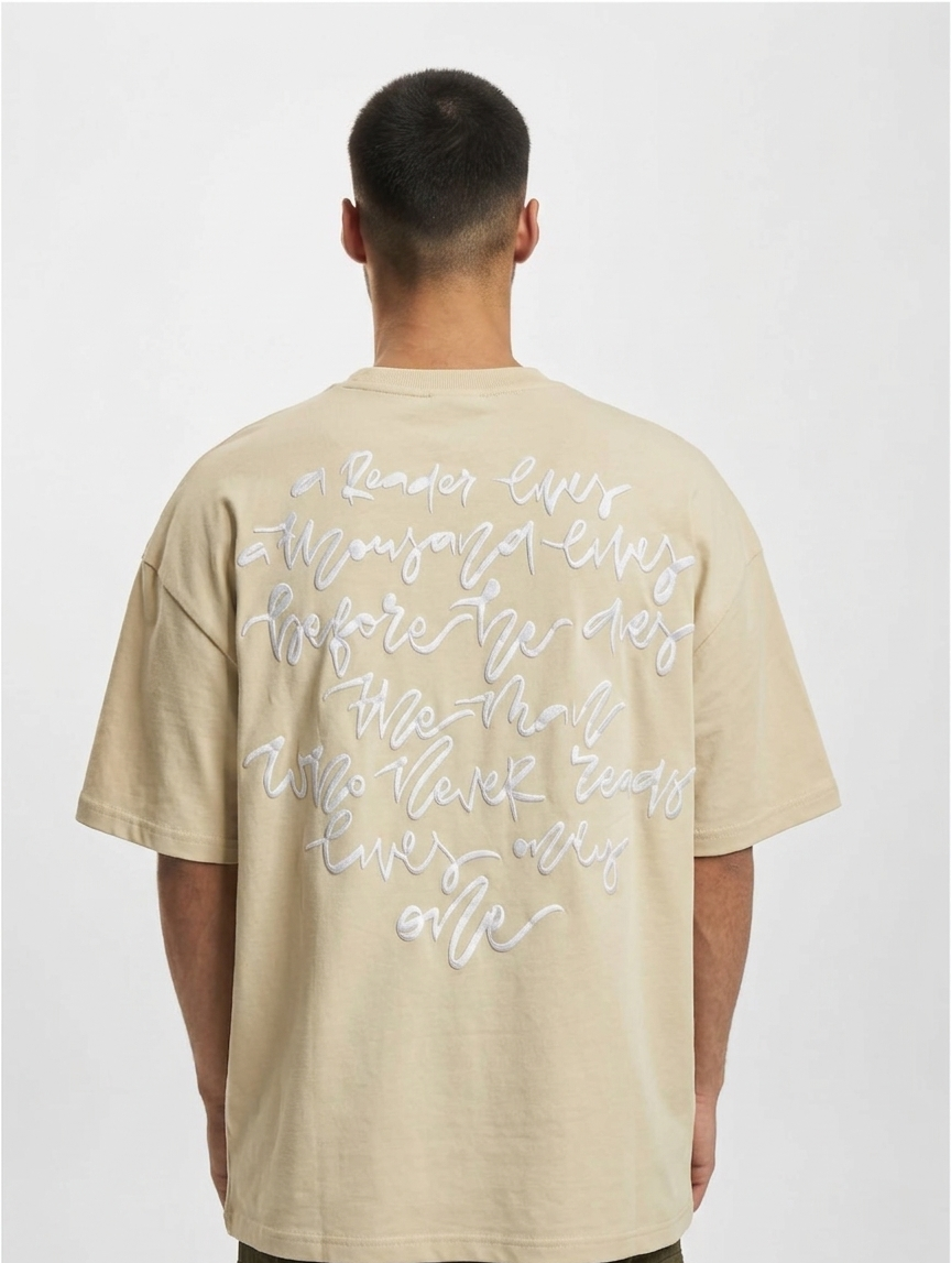 THOUSAND LIVES TEE — SAND