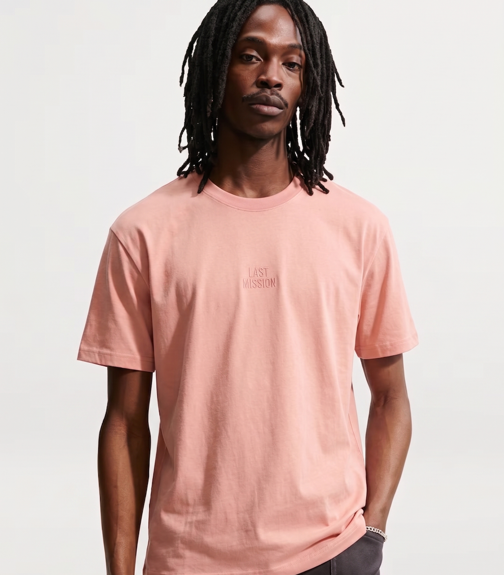 LAST MISSION TEE — SAND PINK