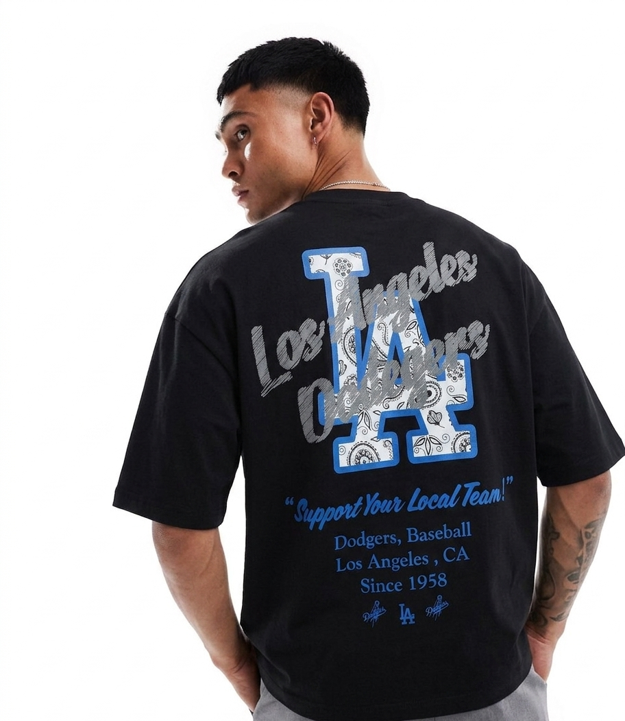 LA TEAM TEE — BLACK
