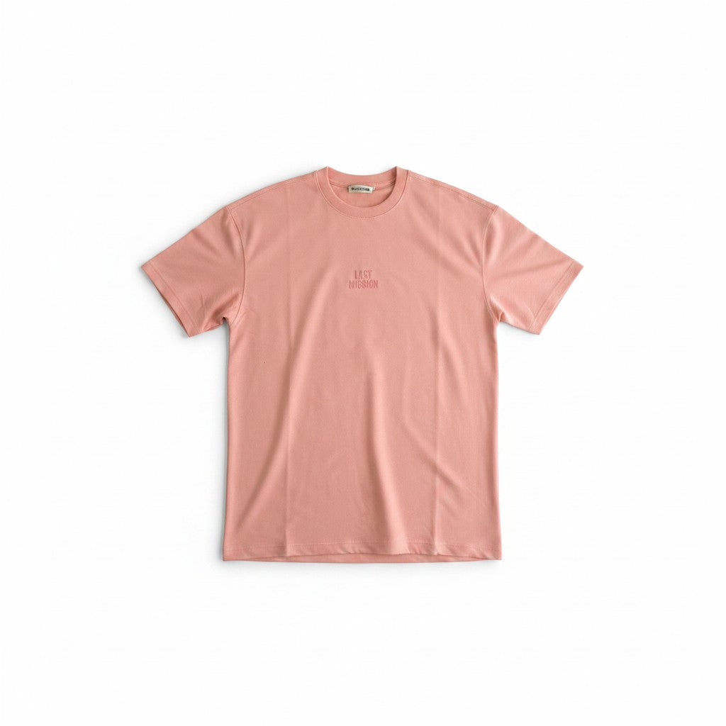 LAST MISSION TEE — SAND PINK
