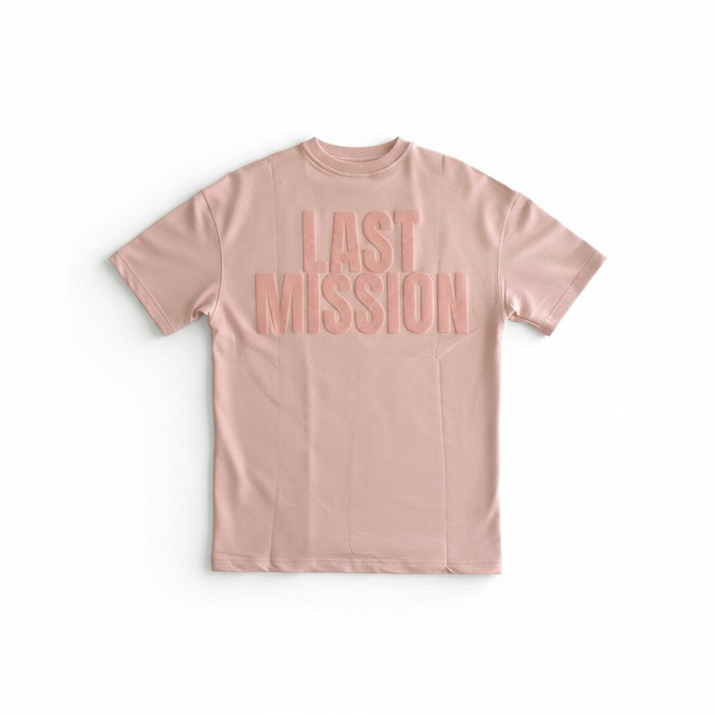LAST MISSION TEE — SAND PINK